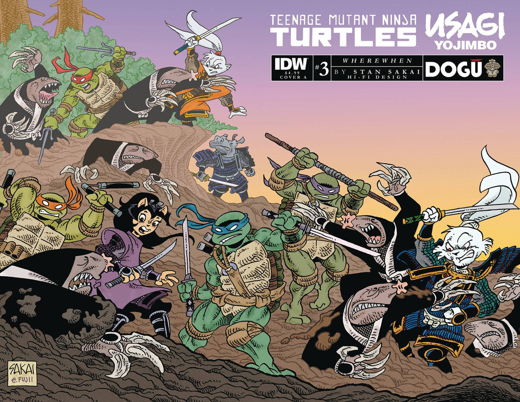 Teenage Mutant Ninja Turtles / Usagi Yojimbo: Wherewhen 3