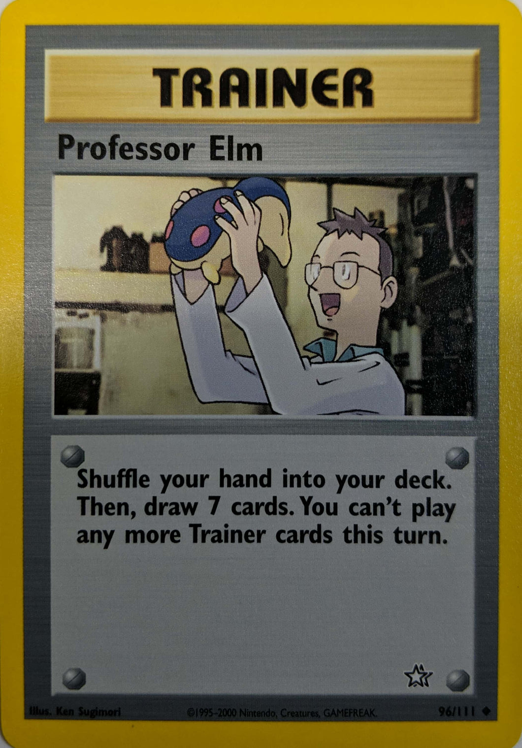 Professor Elm - Neo Genesis Uncommon  - 96/111 - Near Mint